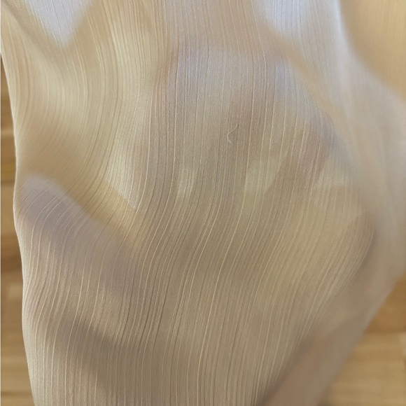 Sachin + Babi Chelsea One-Shoulder Georgette Bias Gown in Champagne Size 6 - Picture 11 of 11